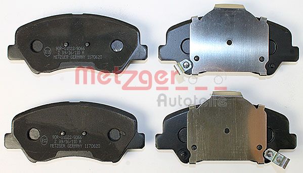 METZGER 1170620 Bremsbelagsatz, Scheibenbremse